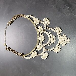 Claire's Gold and Cream Costume Jewelry